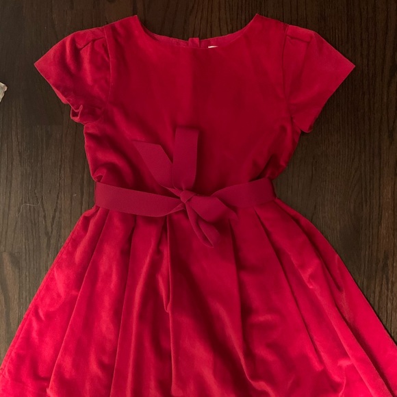 jacadi red velvet dress JACADI PARIS Girls Gorgeous Red Velvet Formal Christmas Holiday Dress Size 5